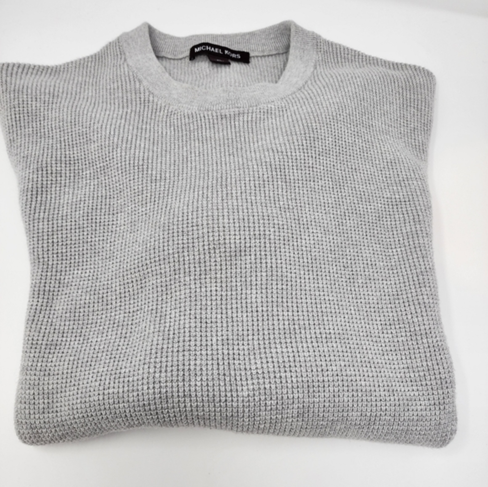 Michael Kors Men's XL Light Gray‎ Crew Neck Sweater